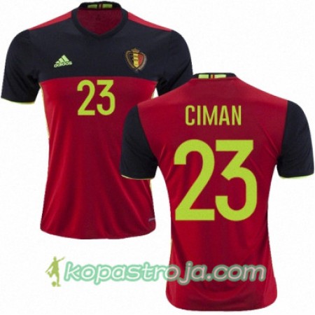 Billiga Fotbollströjor Belgien LAURENT CIMAN Hemma tröja Euro 2016