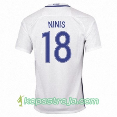 Billiga Fotbollströjor Grekland SOTIRIS NINIS Hemma tröja 2016/17 Kortärmad