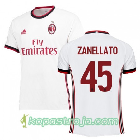 Billiga Fotbollströjor AC Milan ZANELLATO 45 Borta tröja 2017/18 Kortärmad