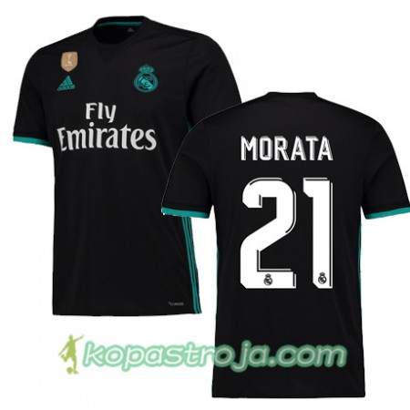 Billiga Fotbollströjor Real Madrid MORATA 21 Borta tröja 2017/18 Kortärmad