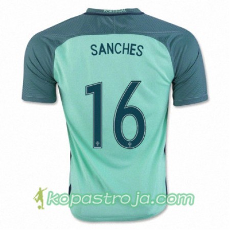 Billiga Fotbollströjor Portugal RENATO SANCHES Borta tröja Euro 2016