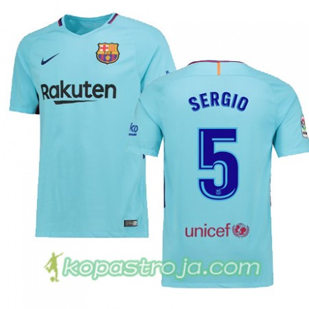 Billiga Fotbollströjor FC Barcelona SERGIO 5 ći 2017/18 Kortärmad