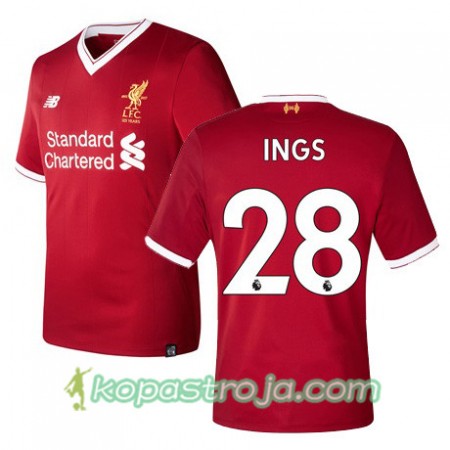 Billiga Fotbollströjor Liverpool INGS 28 Hemma tröja 2017/18 Kortärmad