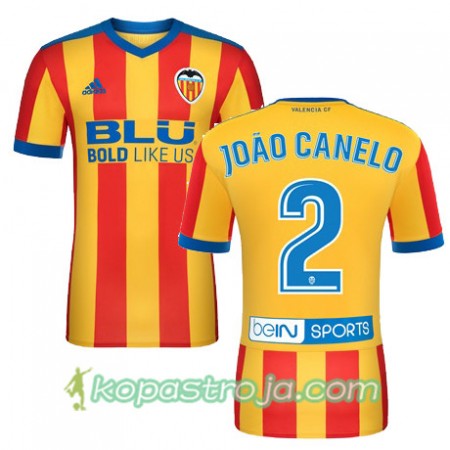 Billiga Fotbollströjor Valencia CF JOAO CANCELO Borta tröja 2017/18 Kortärmad