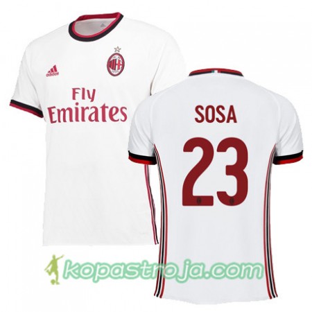 Billiga Fotbollströjor AC Milan SOSA 23 Borta tröja 2017/18 Kortärmad
