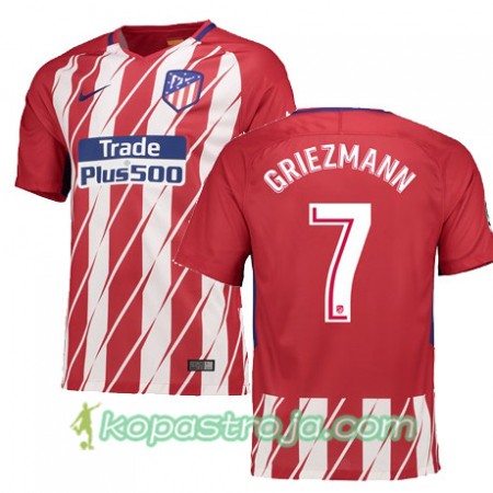 Billiga Fotbollströjor Atlético Madrid GRIEZMANN 7 Hemma tröja 2017/18 Kortärmad