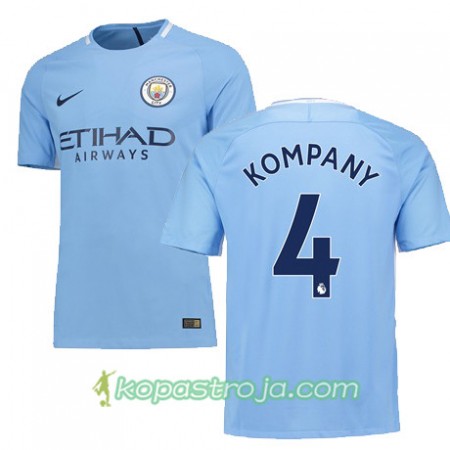 Billiga Fotbollströjor Manchester City KOMPANY 4 Hemma tröja 2017/18 Kortärmad