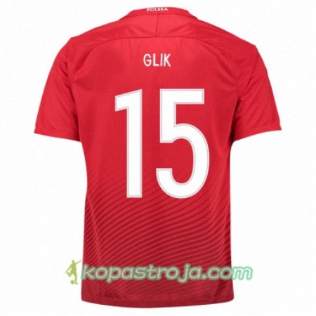 Billiga Fotbollströjor Polen KAMIL GLIK Borta tröja Euro 2016
