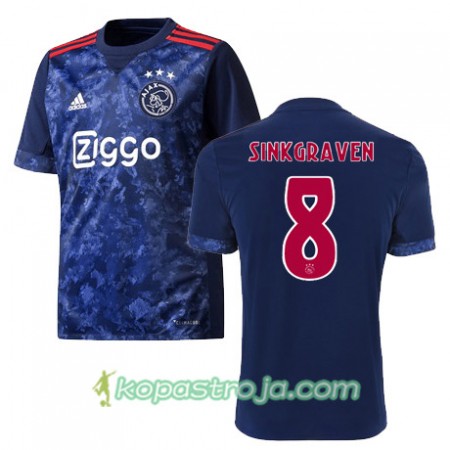 Billiga Fotbollströjor AFC Ajax DALEY SINKGRAVEN 8 Borta tröja 2017/18 Kortärmad