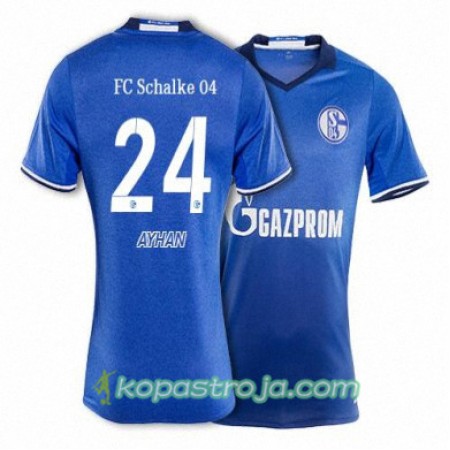 Billiga Fotbollströjor FC Schalke 04 AYHAN 24 Hemma tröja 2017/18 Kortärmad