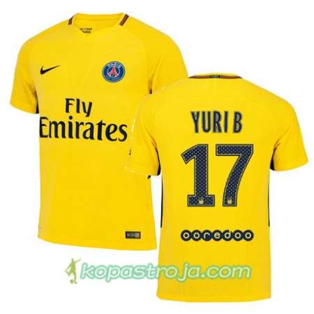 Billiga Fotbollströjor Paris SG YURI BERCHICHE 17 Borta tröja 2017/18 Kortärmad