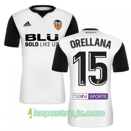 Billiga Fotbollströjor Valencia CF ORELLANA Hemma tröja 2017/18 Kortärmad