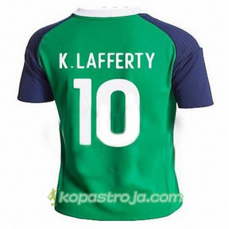 Billiga Fotbollströjor Nordirland KYLE LAFFERTY Hemma tröja 2016/17 Kortärmad
