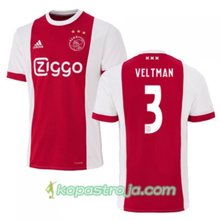 Billiga Fotbollströjor AFC Ajax JOEL VELTMAN 3 Hemma tröja 2017/18 Kortärmad