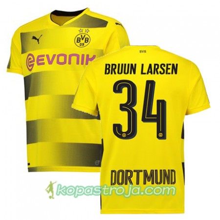 Billiga Fotbollströjor Borussia Dortmund BRUUN LARSEN 34 Hemma tröja 2017/18 Kortärmad