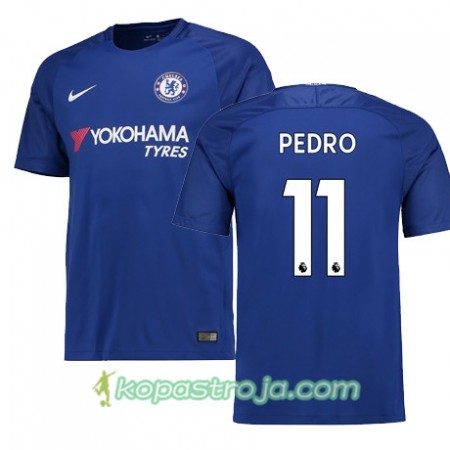 Billiga Fotbollströjor Chelsea PEDRO 11 Hemma tröja 2017/18 Kortärmad