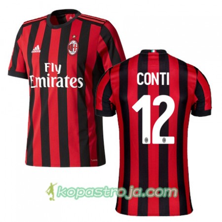 Billiga Fotbollströjor AC Milan CONTI 12 Hemma tröja 2017/18 Kortärmad