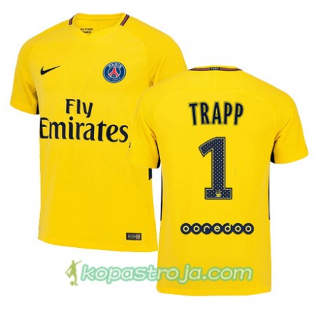 Billiga Fotbollströjor Paris SG KEVIN TRAPP 1 Borta tröja 2017/18 Kortärmad