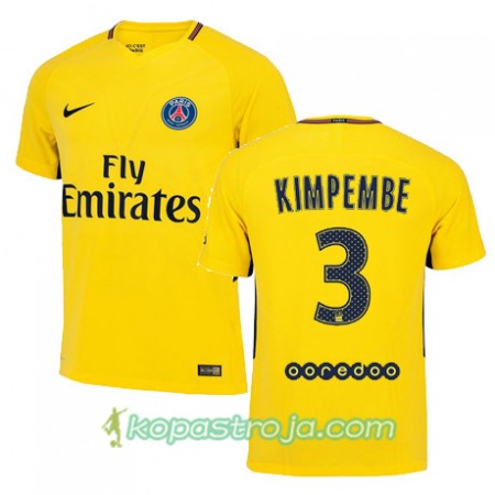 Billiga Fotbollströjor Paris SG PRESNEL KIMPEMBE 3 Borta tröja 2017/18 Kortärmad