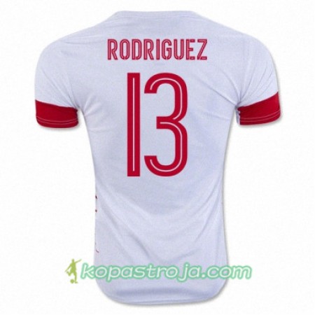 Billiga Fotbollströjor Schweiz RICARDO RODRIGUEZ Borta tröja Euro 2016