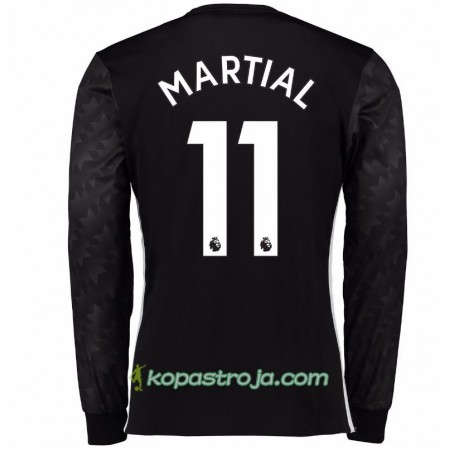 Billiga Fotbollströjor Manchester United Anthony Martial 11 Borta tröja 2017/18 Långärmad