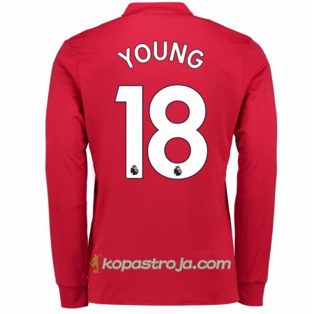 Billiga Fotbollströjor Manchester United Ashley Young 18 Hemma tröja 2017/18 Långärmad