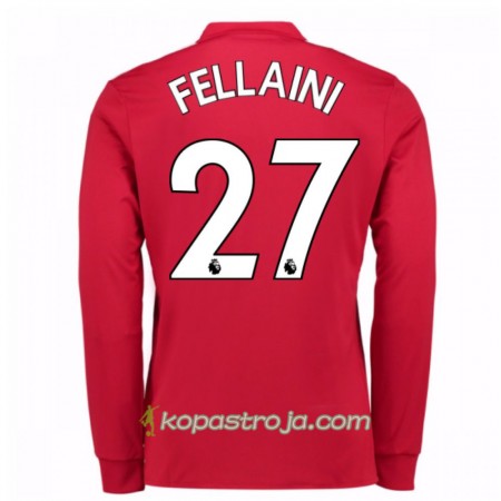 Billiga Fotbollströjor Manchester United Marouane Fellaini 27 Hemma tröja 2017/18 Långärmad