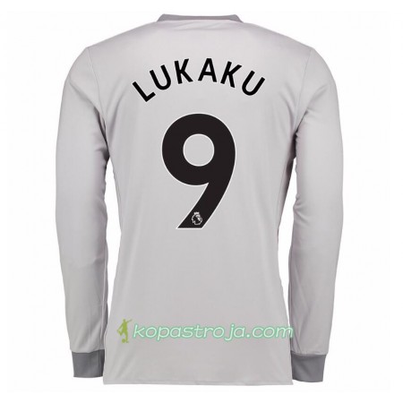 Billiga Fotbollströjor Manchester United Romelu Lukaku 9 Tredje Tröja 2017/18 Långärmad