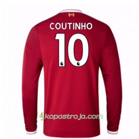 Billiga Fotbollströjor Liverpool Mario Philippe Coutinho 10 Hemma tröja 2017/18 Långärmad