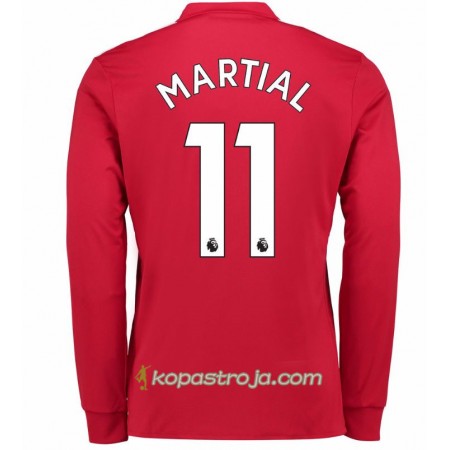 Billiga Fotbollströjor Manchester United Anthony Martial 11 Hemma tröja 2017/18 Långärmad
