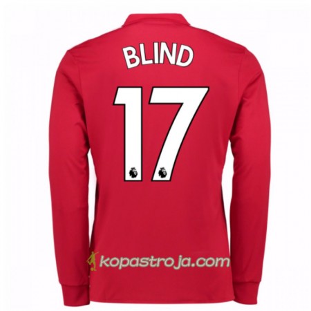 Billiga Fotbollströjor Manchester United Daley Blind 17 Hemma tröja 2017/18 Långärmad