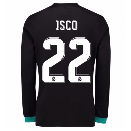Billiga Fotbollströjor Real Madrid Isco 22 Borta tröja 2017/18 Långärmad