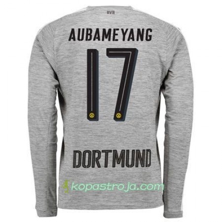 Billiga Fotbollströjor Borussia Dortmund Aubameyang 17 Tredje Tröja 2017/18 Långärmad