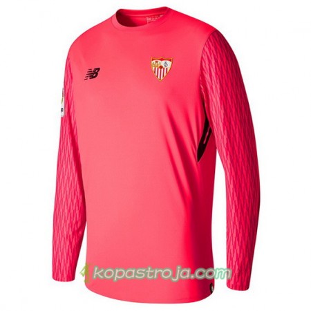 Billiga Fotbollströjor Sevilla FC Målvakt Hemma tröja 2017/18 Långärmad