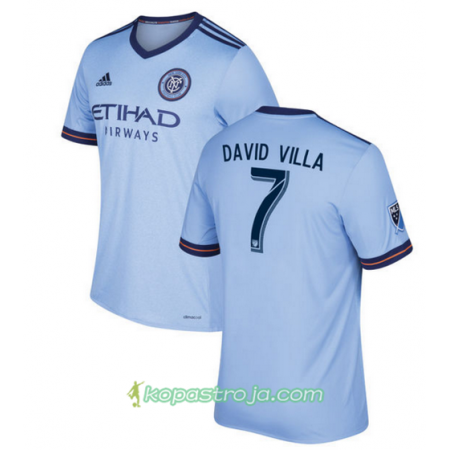 Billiga Fotbollströjor New York City FC  David Villa 7 Hemma tröja 2017/18 Kortärmad