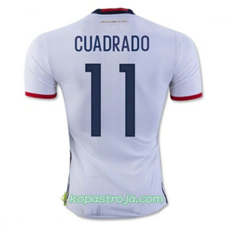 Billiga Fotbollströjor Colombia CUADRADO Hemma tröja 2016/17 Kortärmad