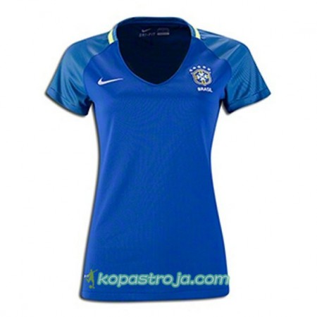 Billiga Fotbollströjor Brasilien Dam Borta tröja 2016/17 Kortärmad