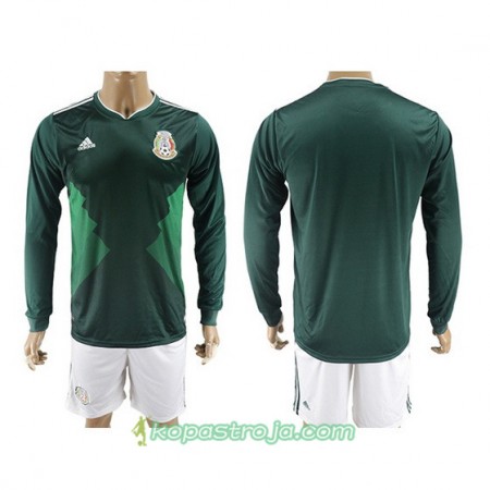 Billiga Fotbollströjor Mexiko Hemma tröja 2017/18 Långärmad