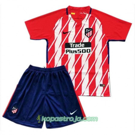 Billiga Fotbollströjor Atlético Madrid Barn Hemma tröja 2017/18 Kortärmad