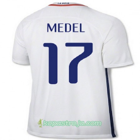 Billiga Fotbollströjor Chile MEDEL Borta tröja 2016/17 Kortärmad