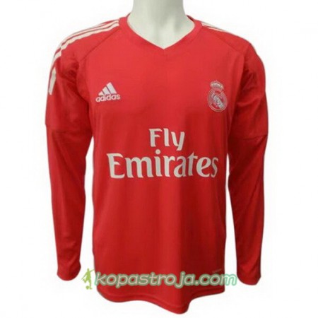 Billiga Fotbollströjor Real Madrid Målvakt Borta tröja 2017/18 Långärmad