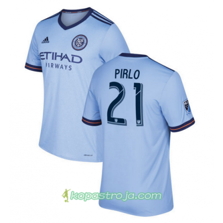 Billiga Fotbollströjor New York City FC Pirlo 21 Hemma tröja 2017/18 Kortärmad