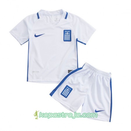 Billiga Fotbollströjor Grekland Barn Hemma tröja 2016/17 Kortärmad