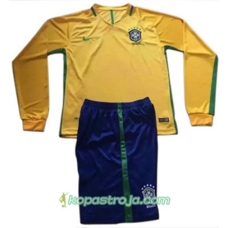 Billiga Fotbollströjor Brasilien Hemma tröja 2016/17 Långärmad