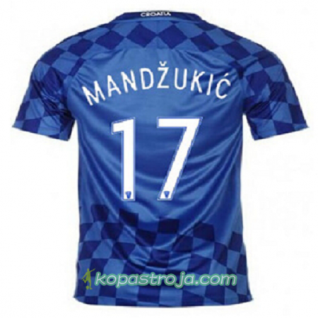 Billiga Fotbollströjor Kroatien MANDZUKIC Borta tröja Euro 2016