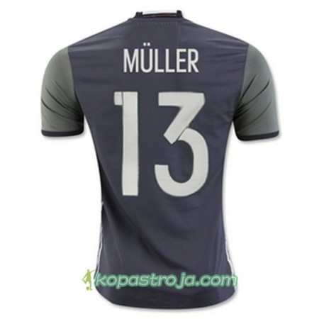 Billiga Fotbollströjor Tyskland MULLER Borta tröja Euro 2016