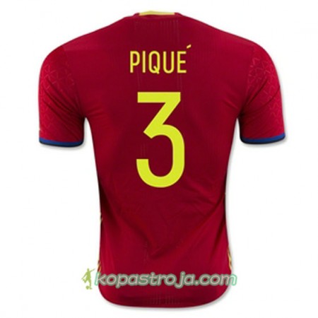 Billiga Fotbollströjor Spanien PIQUE Hemma tröja Euro 2016