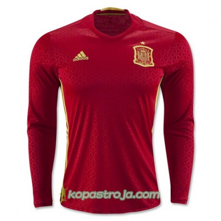 Billiga Fotbollströjor Spanien Hemma tröja Euro 2016 Långärmad