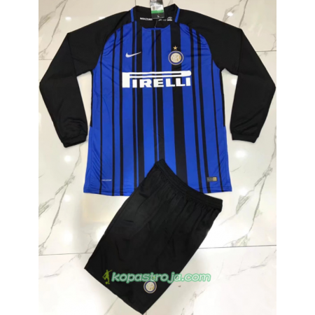 Billiga Fotbollströjor Inter Hemma tröja 2017/18 Långärmad