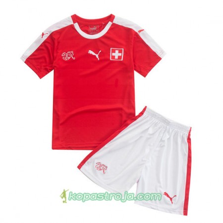 Billiga Fotbollströjor Schweiz Barn Hemma tröja Euro 2016